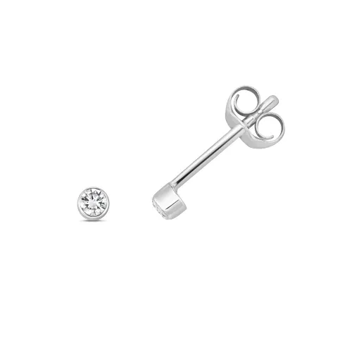 Diamond Earring Studs 0.07ct White Gold